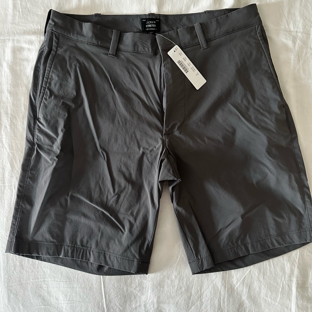 NWT J.Crew 9inch Tech Shorts